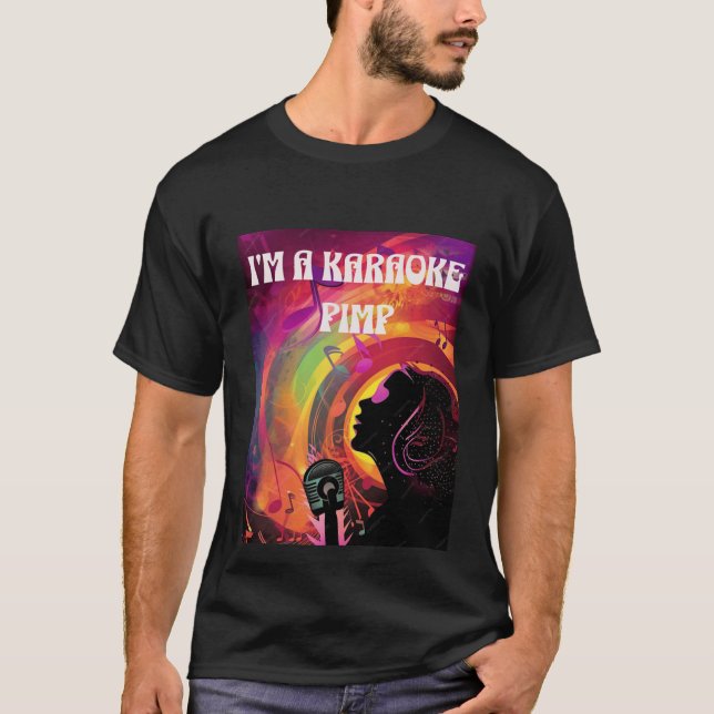 T-shirt Karaoke Pimp (Devant)