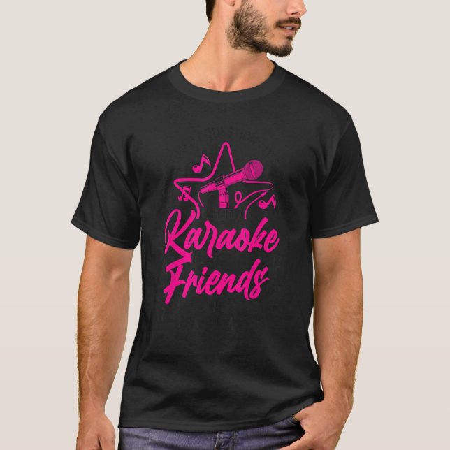 T-shirt Karaoke Singer Parfois Je Remet En Question Mon Sa (Devant)