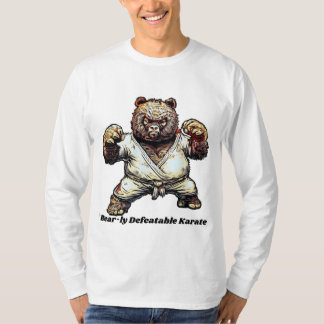 T-shirt "Karate à l'ours défendable"