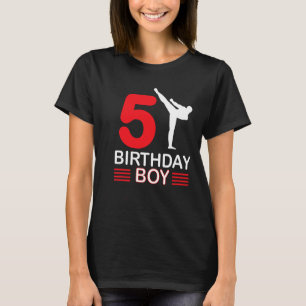 T-shirt Karate Anniversaire Tee Boy Cadeau Enfants Taekwon