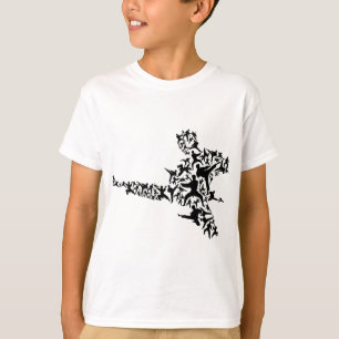 T-shirt Karate Arts Martiaux Coup de Pied Volant Boxe Kick