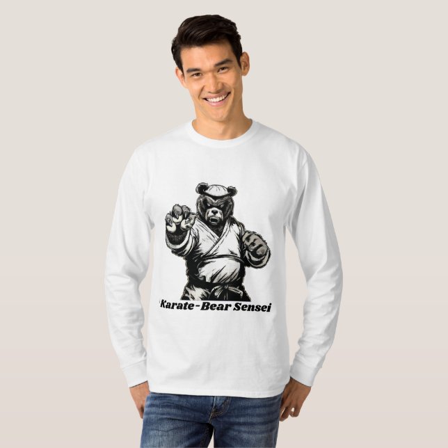 T-shirt "Karate-Bear Sensei" (Devant entier)