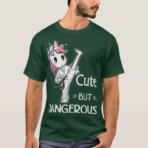 T-shirt Karate beau mais dangereux Taekwondo Unicorn Karat