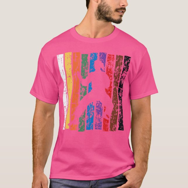 T-shirt Karate Belt Shirt Karate Silhouette T Shirt Martia (Devant)