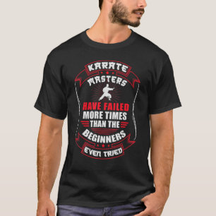 T-shirt Karate Black Belt Gi Uniforme Karate Masters Ont F