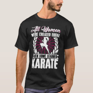 T-shirt Karate Black Belt Gi Uniforme Toutes les femmes on