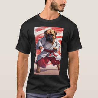 T-shirt Karate Bullmastiff