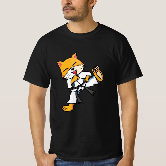 T-shirt Karaté Cat (Devant)