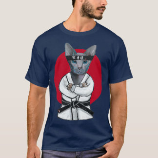 T-shirt Karate Cat