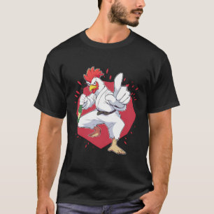 T-shirt Karate Chick Chop Combattre Funny Cluck Master
