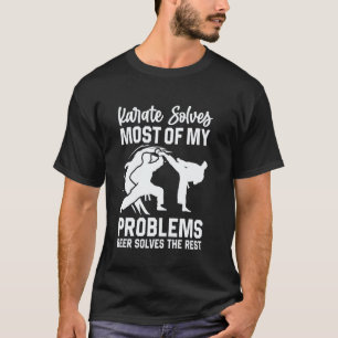 T-shirt Karate classique résout la plupart de mes problème