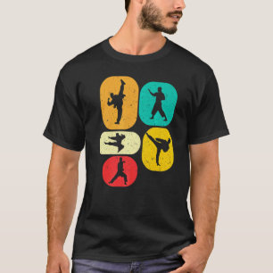 T-shirt Karate Classique Vintage Rétro Entraîneur d'Arts M