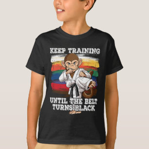 T-shirt Karate Continuer L'Entraînement Jusqu'À Ce Que La 