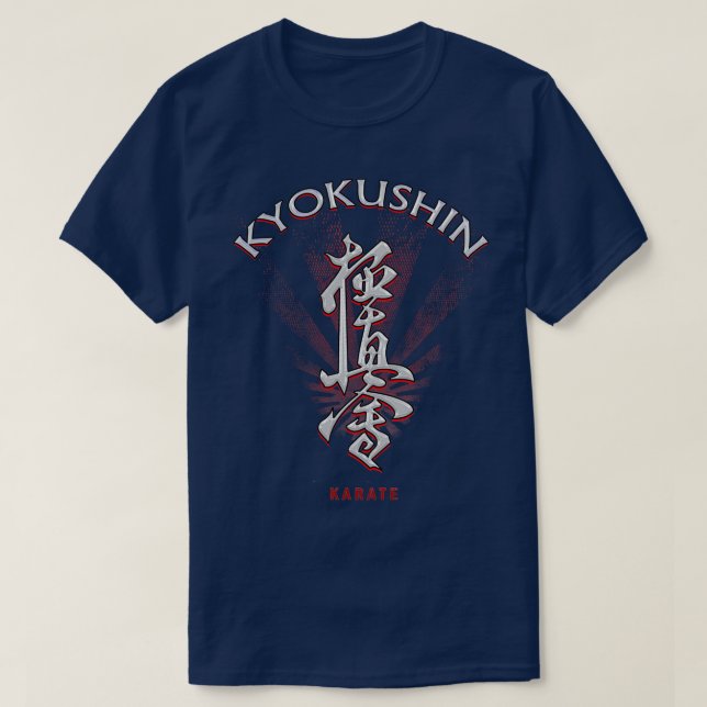 T-shirt karaté de Kyokushin 1 (Design devant)