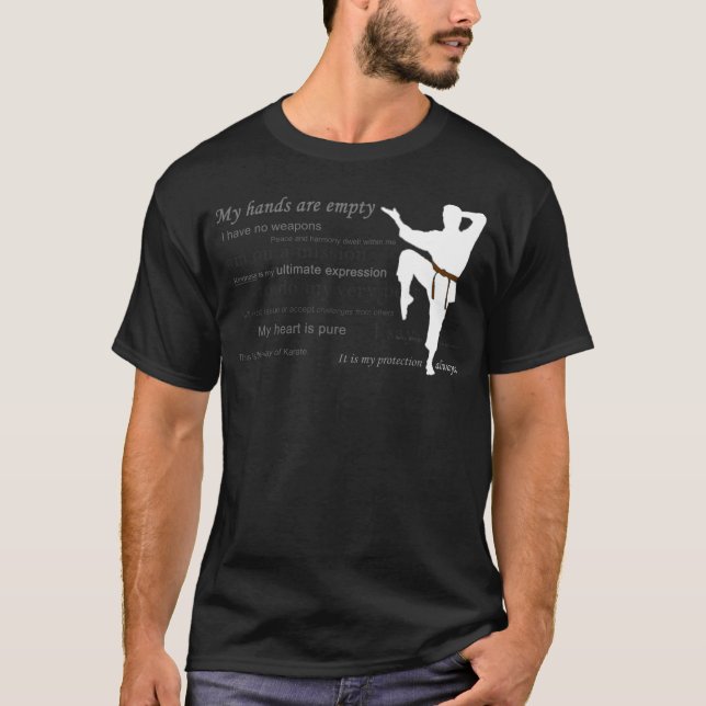 T-shirt Karaté de Shorin Ryu (Devant)