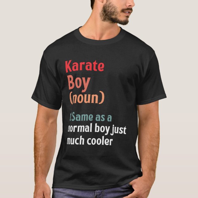 T-shirt Karate Définition Sport Mial (Devant)