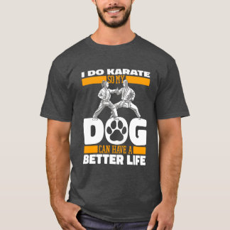 T-shirt Karate Dog amis amis