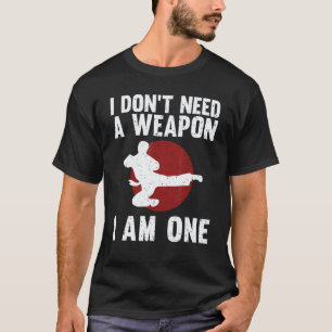 T-shirt Karate Drôle Pour Hommes Femmes Karate Ceinture No