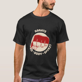 T-shirt Karate : Esprit du corps mental