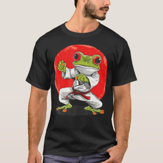 T-shirt Karate Frog Martial Arts Judo Toad Kung Fu Frog