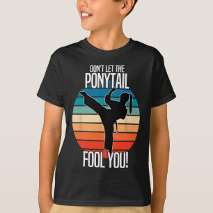 T-shirt Karate Girl - Ne vous laissez pas tromper par la q