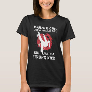 T-shirt Karate Girls Femmes Girl Karateka Shotokan Coach 1