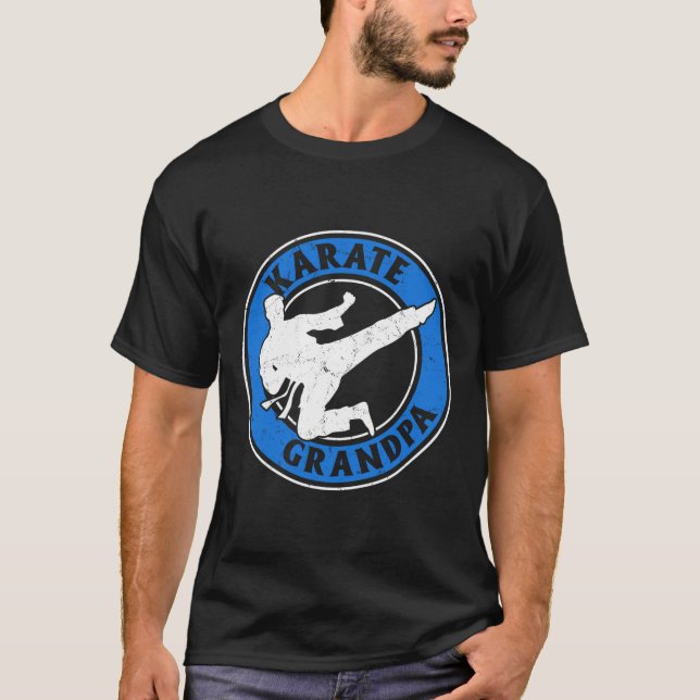 T-shirt Karate Grandpa Karate Lutter Grand-Père Karate Fig (Devant)