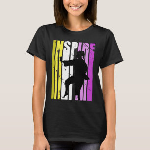 T-shirt Karate Inspirer de belles couleurs Motivation insp