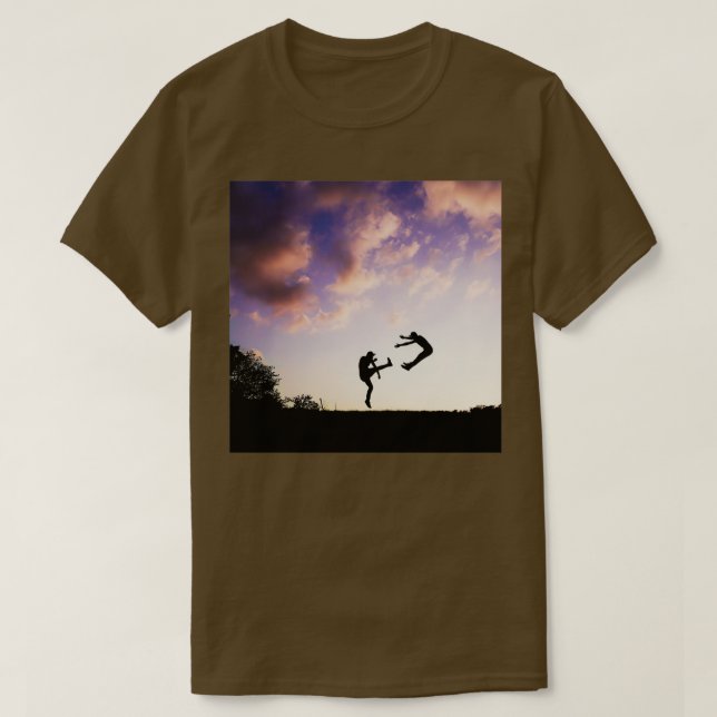 T-shirt Karaté kick by the dusk 1 (Design devant)