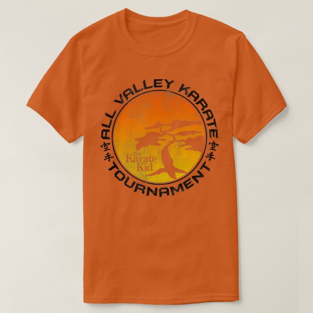 T-shirt Karate Kid All Valley Karate Tournament (Design devant)