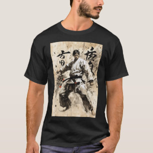 T-shirt Karate Kyokushin Calligraphie Japonaise Arts Marti