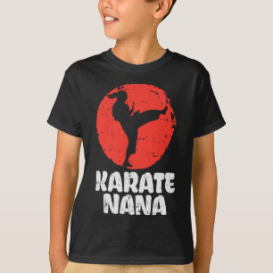 T-shirt Karate Nana Ponytail Kick Arts Martials Japonais G