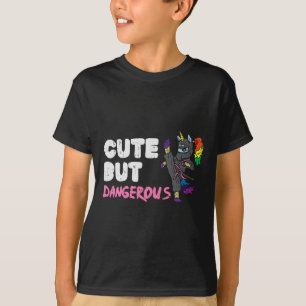 T-shirt Karate Ninja Unicorn Cute Dangereux Arts Martiaux
