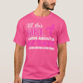 T-shirt Karaté Pour Les Femmes Et Les Filles - Cette Fille