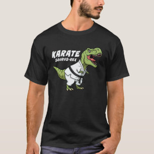 T-shirt Karate Saurus Rex Drôle T-Rex Dinosaure Enfants Ma