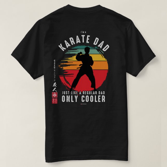 T-shirt Karate Spirit : Karate Dad (Design dos)