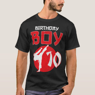 T-shirt Karate Taekwondo 10 ans Anniversaire Martial Art