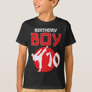 T-shirt Karate Taekwondo 10 ans Anniversaire Martial Art