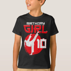 T-shirt Karate Taekwondo 10 ans Anniversaire Martial Art