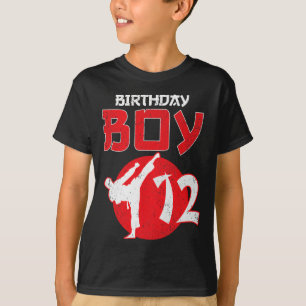 T-shirt Karate Taekwondo 12 ans Anniversaire Martial Art