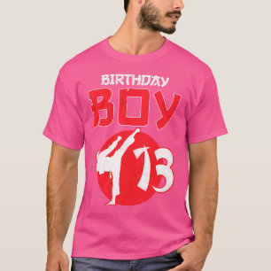 T-shirt Karate Taekwondo 13 ans Anniversaire Martial Art