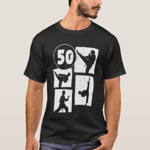 T-shirt Karaté Taekwondo 50 ans Homme Ma 50e anniversaire
