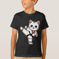 Karate Taekwondo Funny Chat Jiu Jitsu Femmes Fille