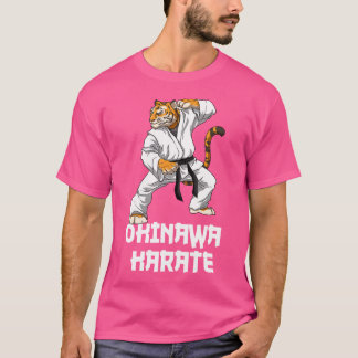 T-shirt Karate Tiger Okinawa Karate Arts martiaux japonais