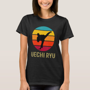 T-shirt Karate Uechi Ryu Coucher de Soleil Drôle Arts Mart