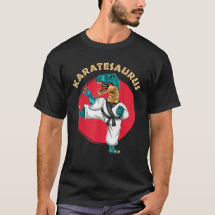 T-shirt Karatesaurus Funny Karaté Dinosaur