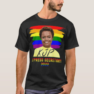 T-shirt Karine Jean Pierre Premier Attaché de presse Black