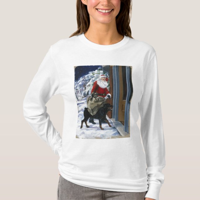 T-shirt Karl aidant le père noël de <Carl's Christmas> b (Devant)