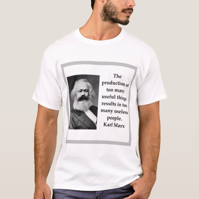 T-shirt Karl Marx (Devant)