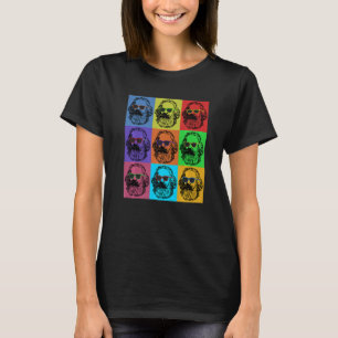 T-shirt Karl Marx Pop Art - Funky Revolution Philosopher T